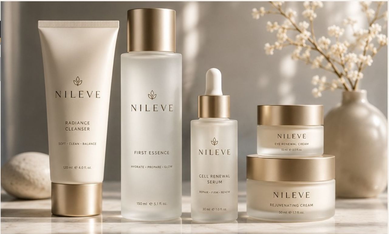 NILEVE luxury Korean skincare collection